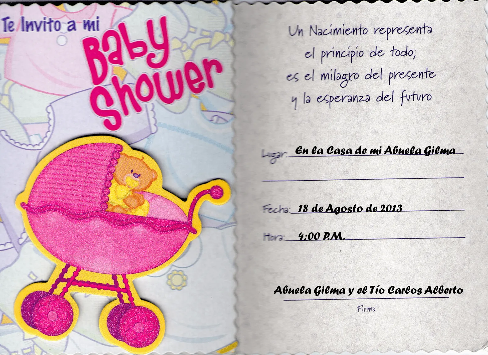 MARIA ANTONIA: BABY SHOWER