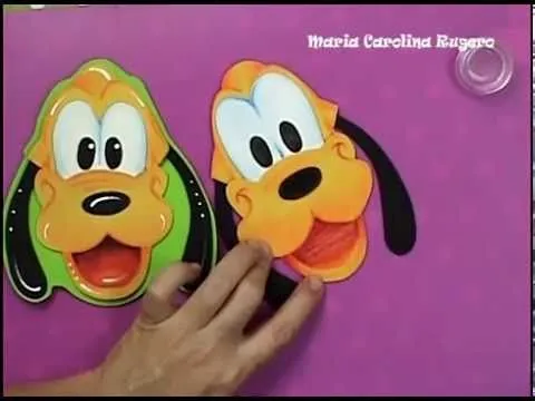 Maria Carolina Rugero Pluto en foamy tecnica creyon - YouTube