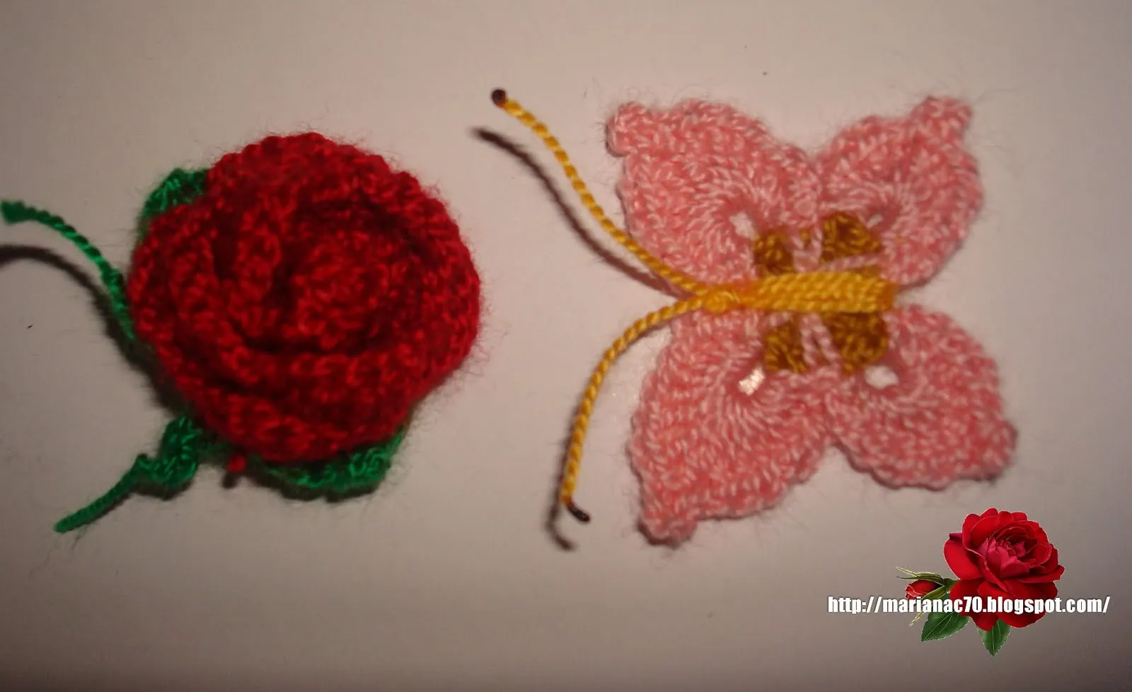 Mariana, Teje y Desteje con Amor: Mariposas a Crochet