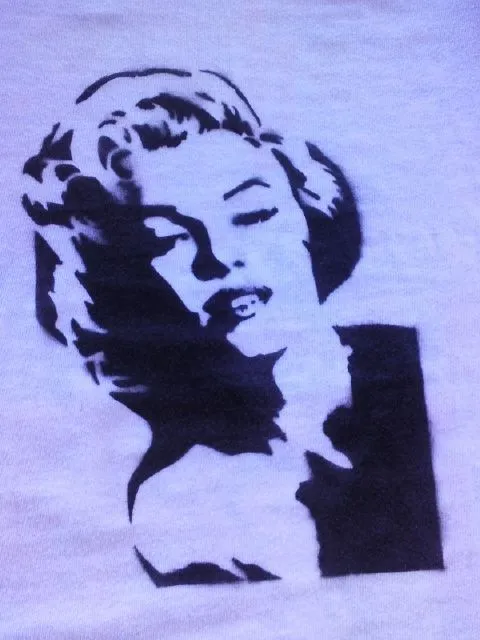 marilyn monroe stencil by tristanbne on deviantART