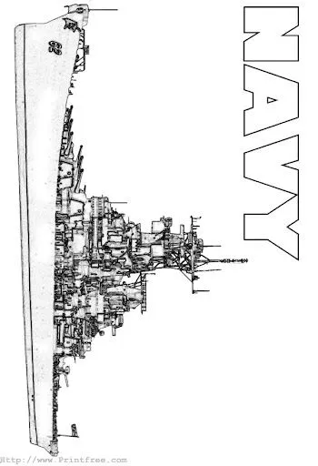 Día de la marina para colorear | Manualidades Infantiles