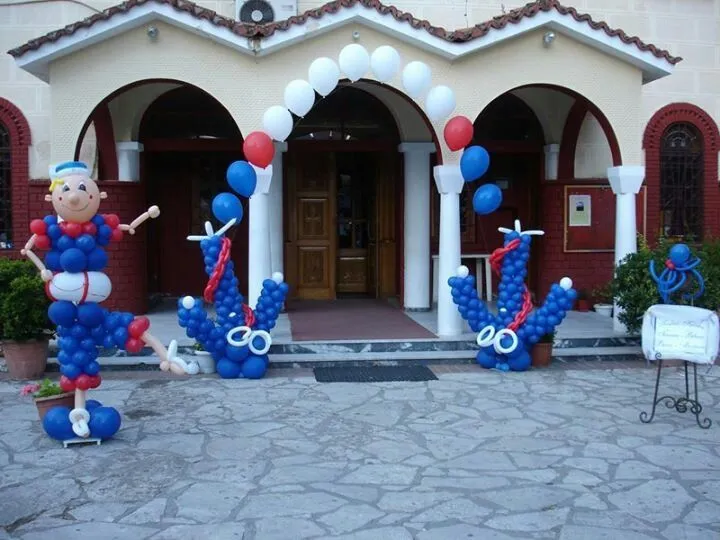 Marinero | Balloon archs/ Arco con globos | Pinterest