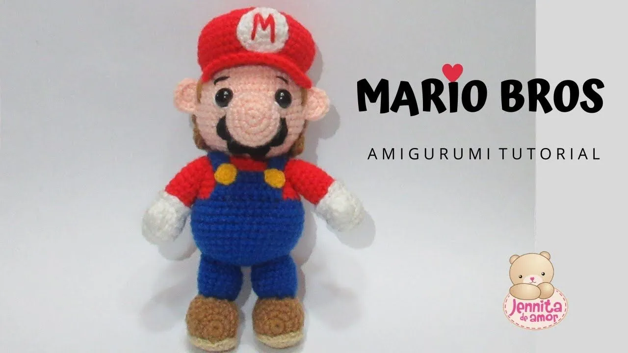 MARIO BROS Amigurumi Tutorial Paso a paso (Patrón en Descripción) | amigurumis - YouTube