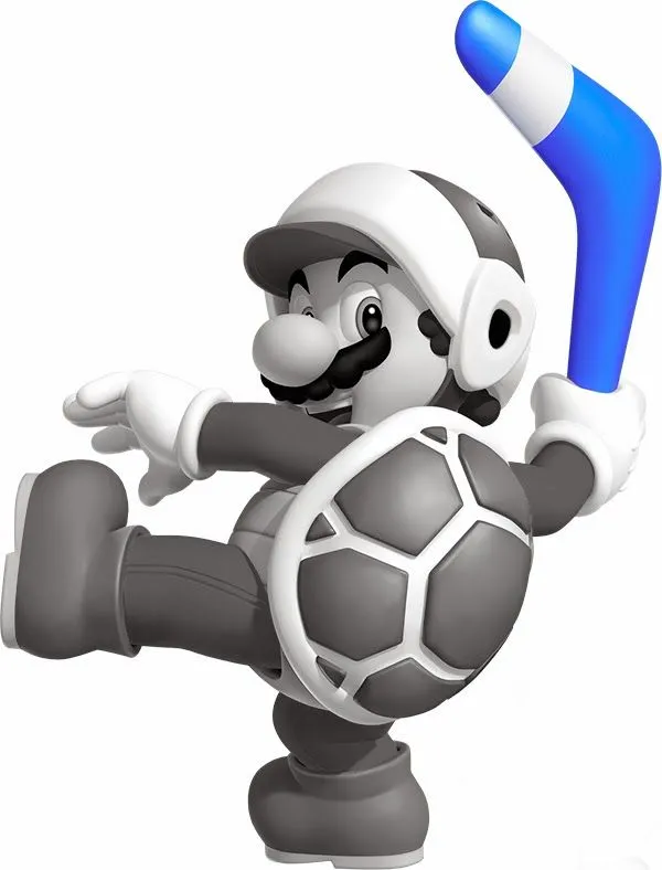 Mario Bros: Fotos en blanco y negro