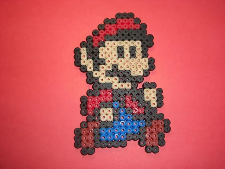 Mario Bros Hama Beads | Manualidades | Pinterest