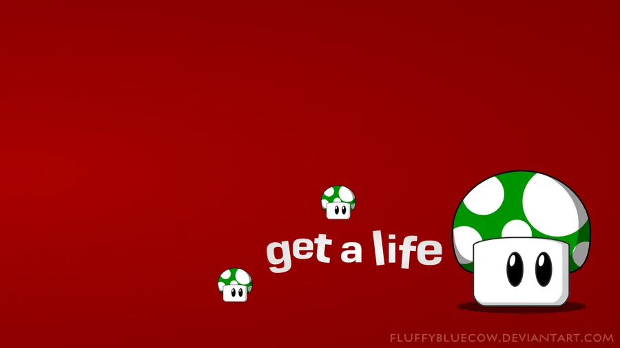 Mario Bros. Shrooms HD Wallpaper - Get a life by FluffyBlueCow on ...