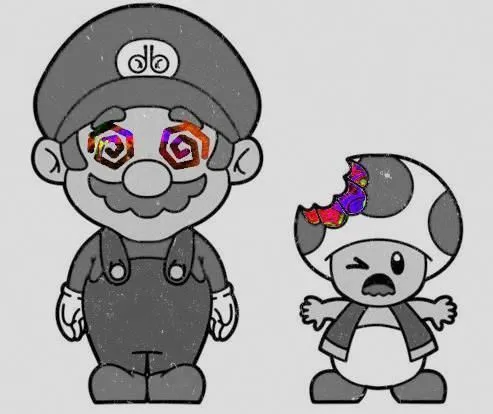 Mario Bros marihuano - Imagui