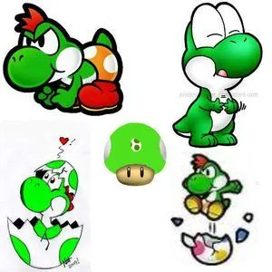 BABY YOSHI: nace desde un huevo y crece muy rapido alimentandose de ...