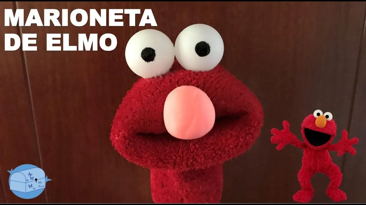 Marioneta casera de Elmo articulada - YouTube