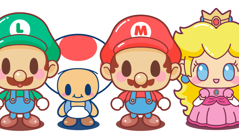 Marios Bros para colorear