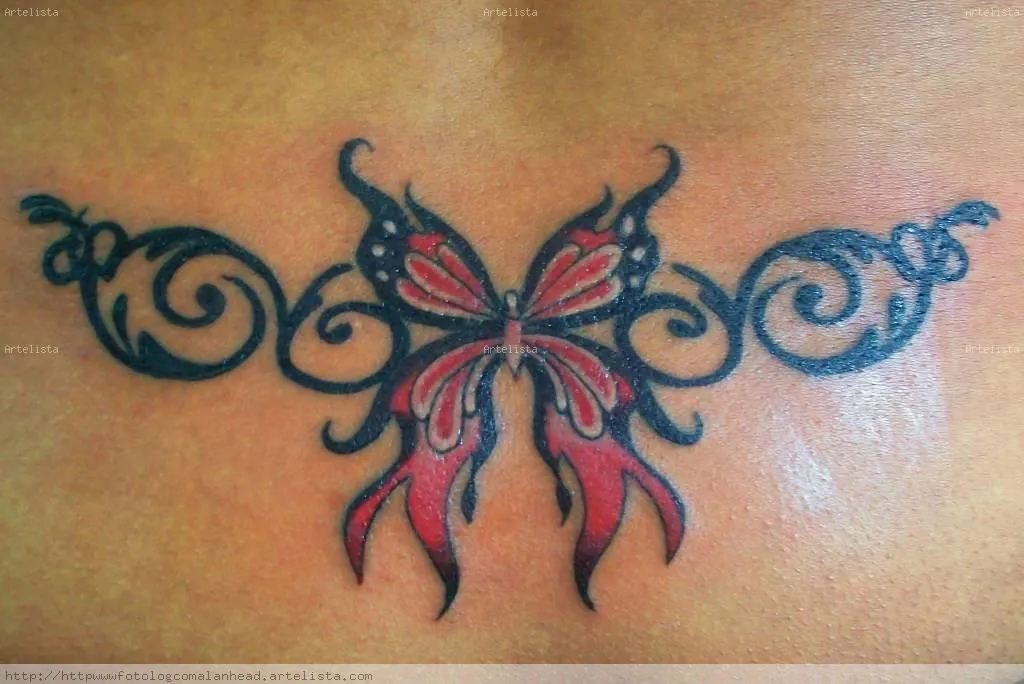 mariposa AluvhA tattoo (alain-head)- Artelista.com