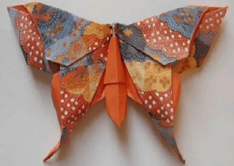 Como hacer una mariposa de origami?