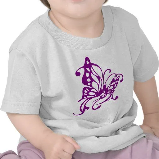 mariposa vector.png camiseta de Zazzle.