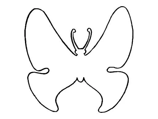 SILUETA DE MARIPOSA