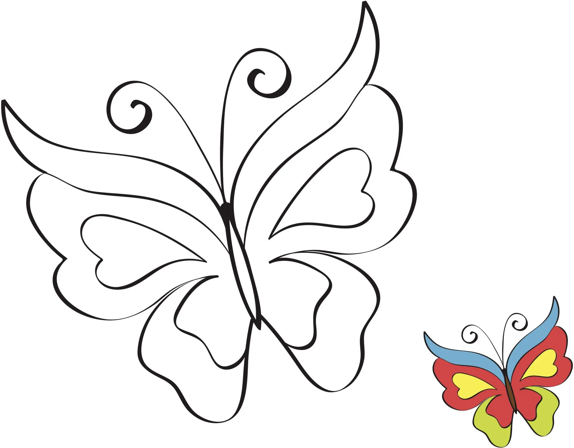 mariposas para colorear - Buscar con Google | Patrones | Pinterest ...