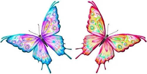 Mariposas de colores para imprimir - Imagui