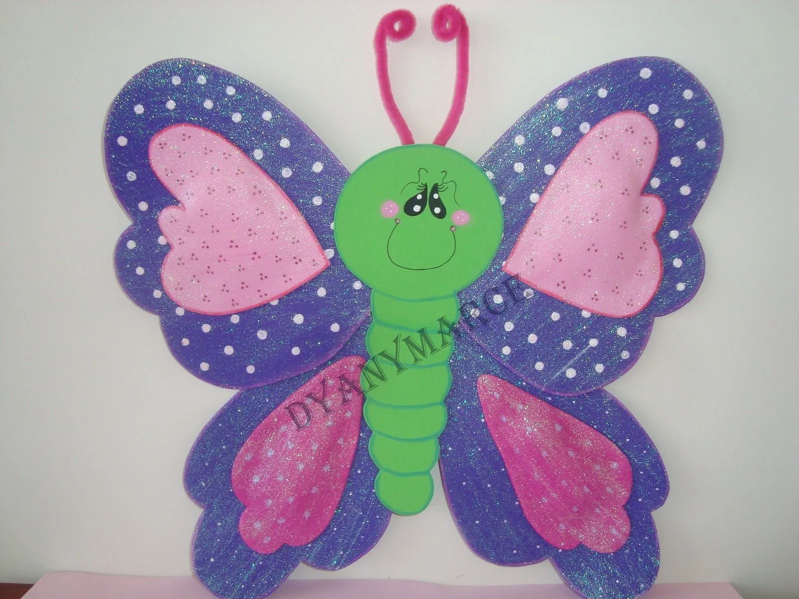 Ideas Creativas Goma Eva: Mariposa