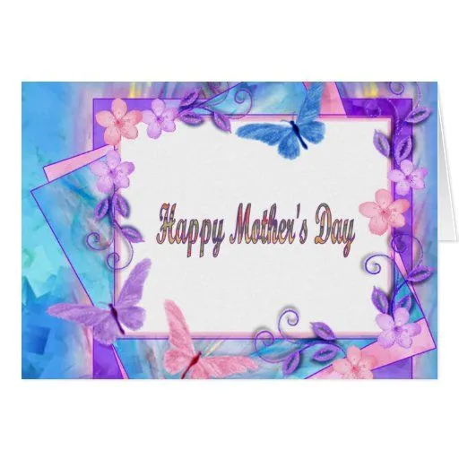 para siempre día de las mariposas-HappyMother's Tarjetas de Zazzle.