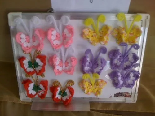 Mariposas hechas a crochet - Imagui