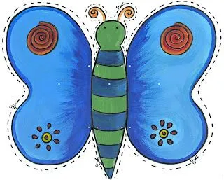 Mariposas para imprimir y recortar:Imagenes y dibujos para imprimir