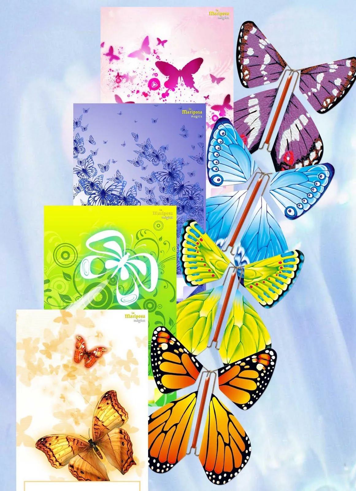 Mariposas para invitaciones