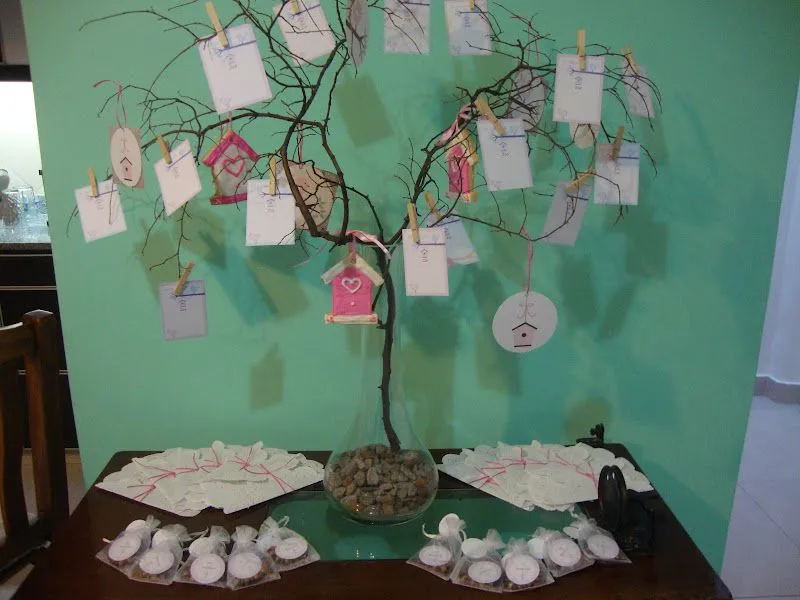 Arbol de deseos baby shower - Imagui