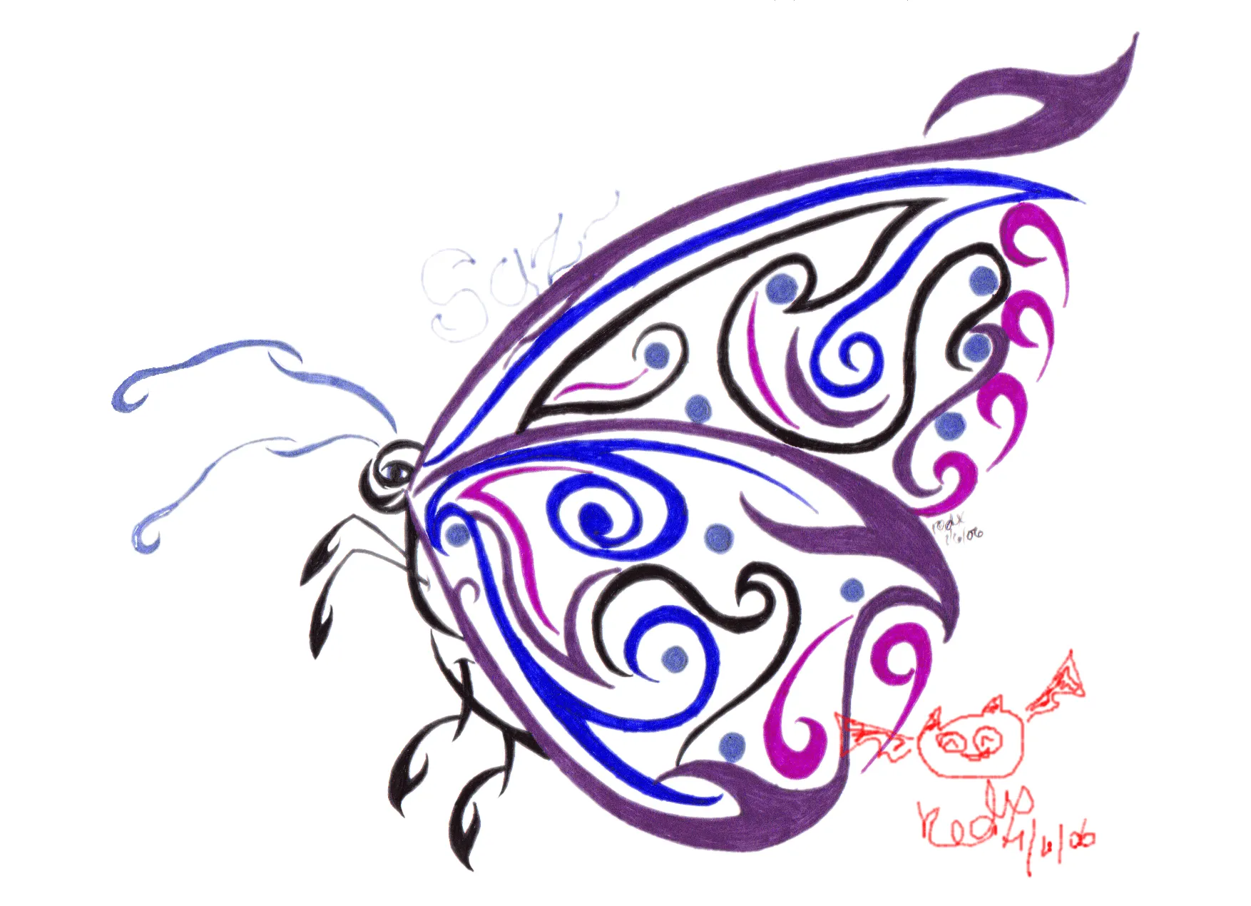 Mariposas tattoo png - Imagui