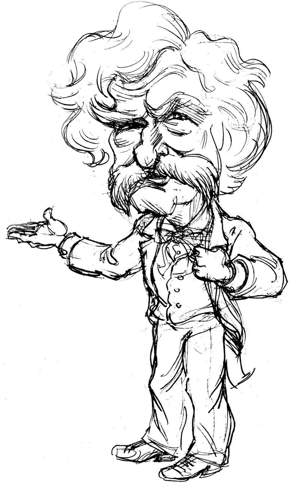 Mark Twain Coloring Sheets Crokky Coloring Pages