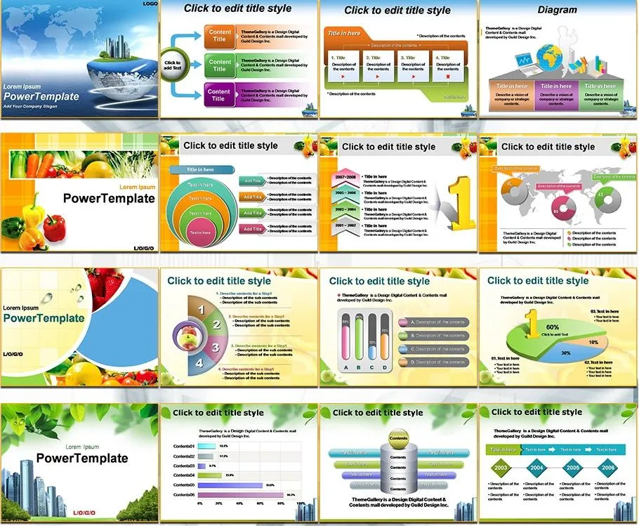 MARKETING_LP: Paquete 1705 Plantillas Para Powerpoint, Excelente ...