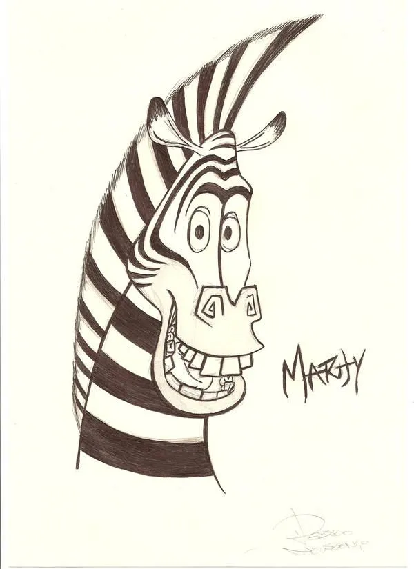 Marty Madagascar by ~arch-angellus on deviantART