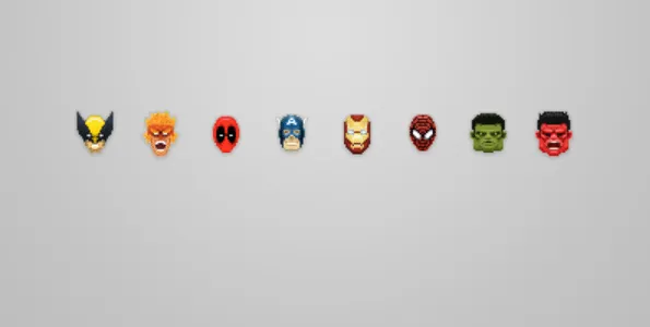 16 cool super hero icons