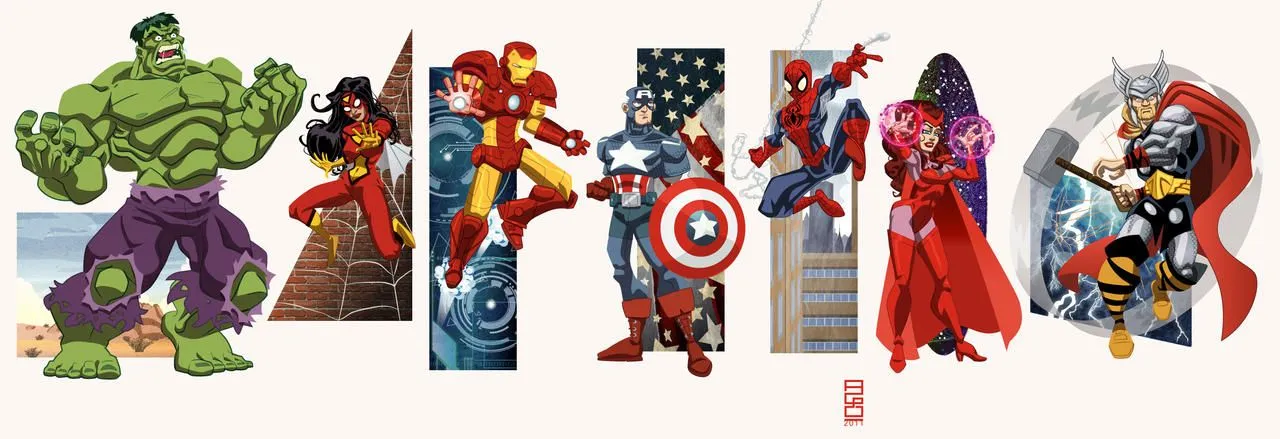 Marvel Universe Vol1: Avengers by alexmax on DeviantArt