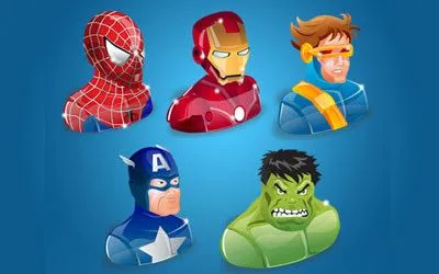 Marvelous Superhero Icons