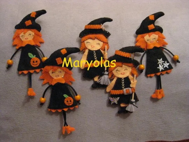 Maryolas: Muñecas de fieltro