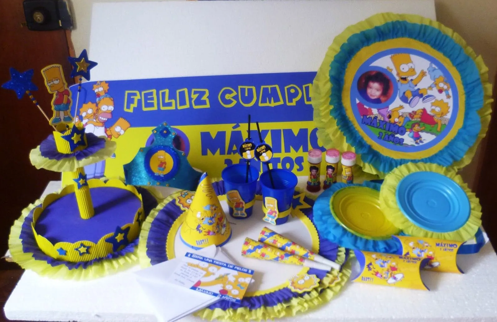 Mary´s Creaciones: Cumpleaños Bart Simpsons