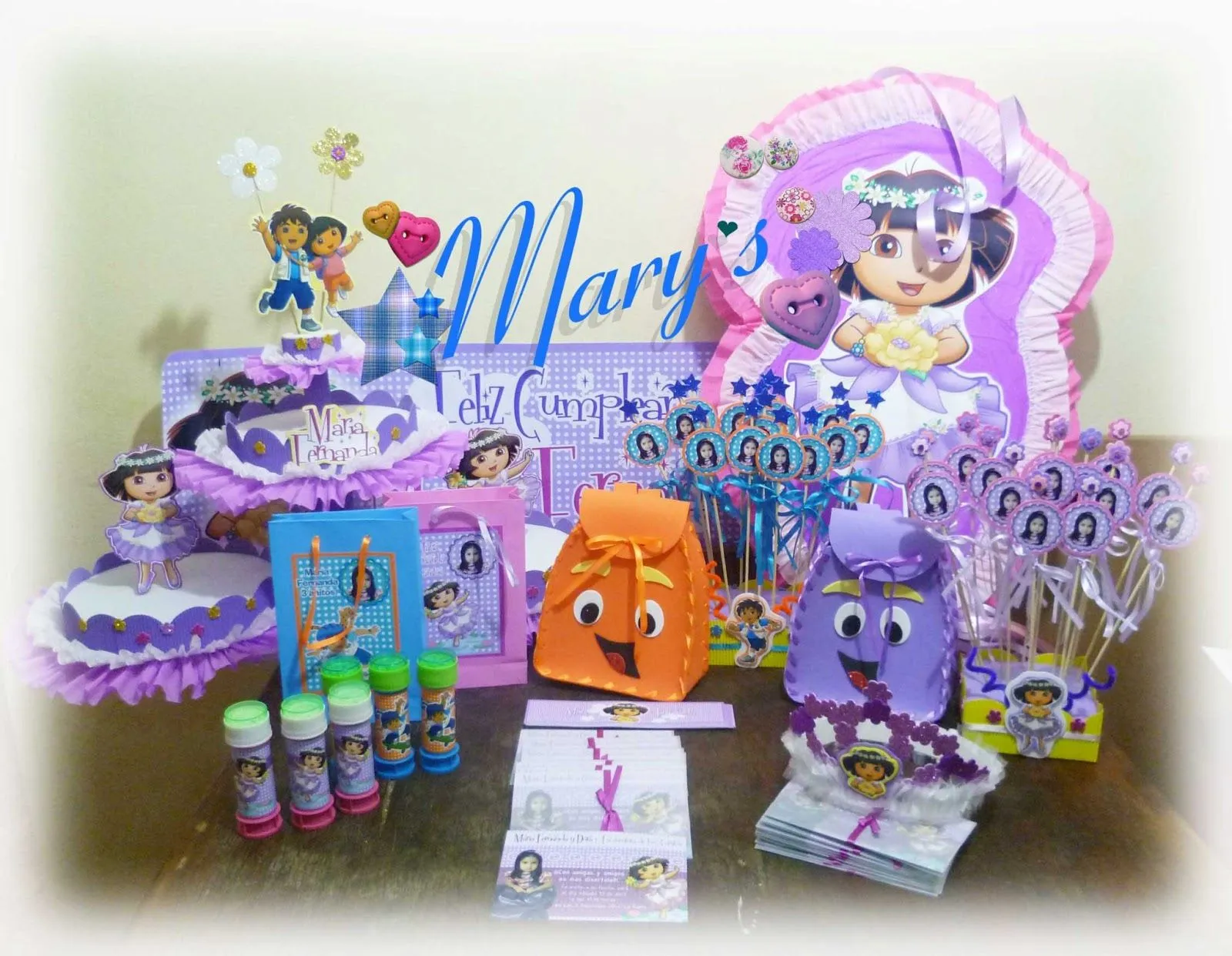 Mary´s Creaciones: Cumpleaños Dora La exploradora