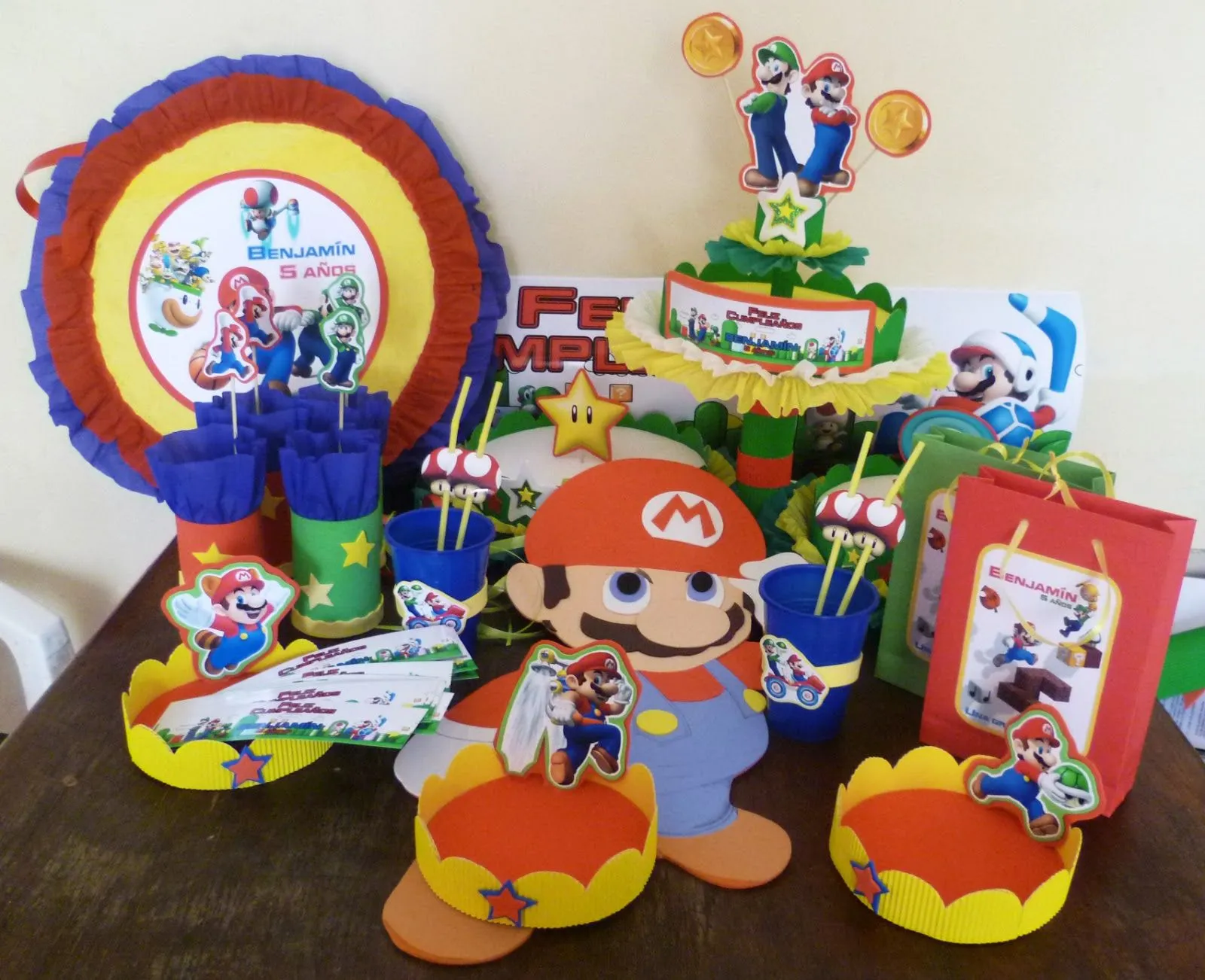 Mary´s Creaciones y Manualidades: Cumpleaños Mario Bros