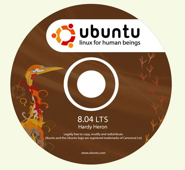 Caratula de DVD para Hardy Heron | Ubuntu Life
