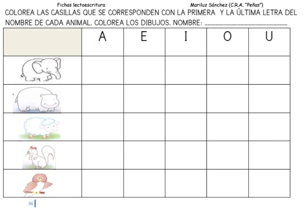 MÁS DE 100 ACTIVIDADES DE INICIACIÓN A LA LECTOESCRITURA PARA EDUCACIÓN  INFANTIL - Aula PT