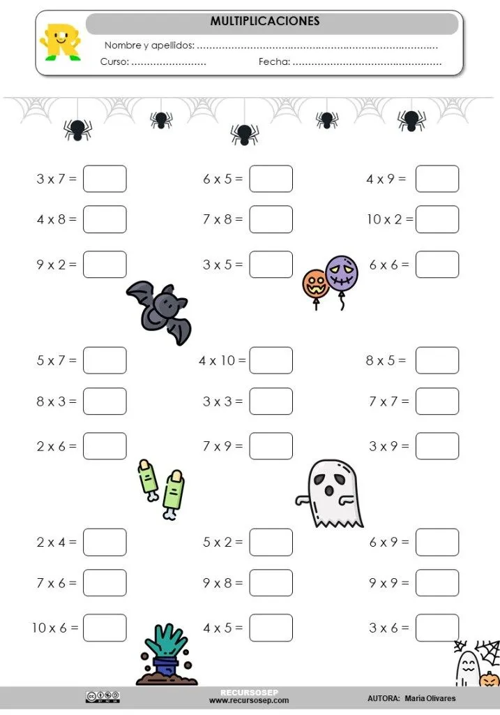 MÁS DE 50 ACTIVIDADES de HALLOWEEN para el aula y para casa [GRATIS]