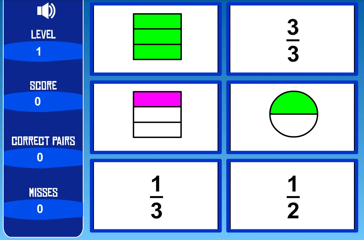 MÁS JUEGOS DE FRACCIONES - AULA PT