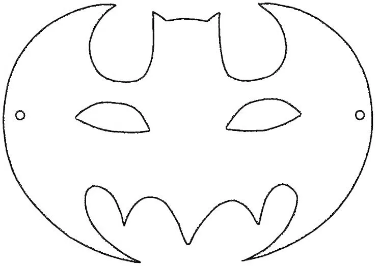 Mascaras de Batman para pintar - Imagui