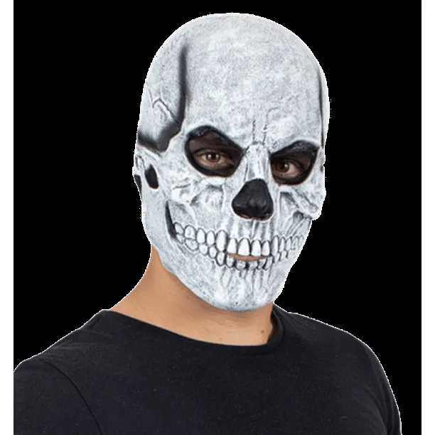 Máscara De Calavera Esqueleto White Skull Disfraz Halloween Ghoulish  productions Mascara Completa | Walmart en línea