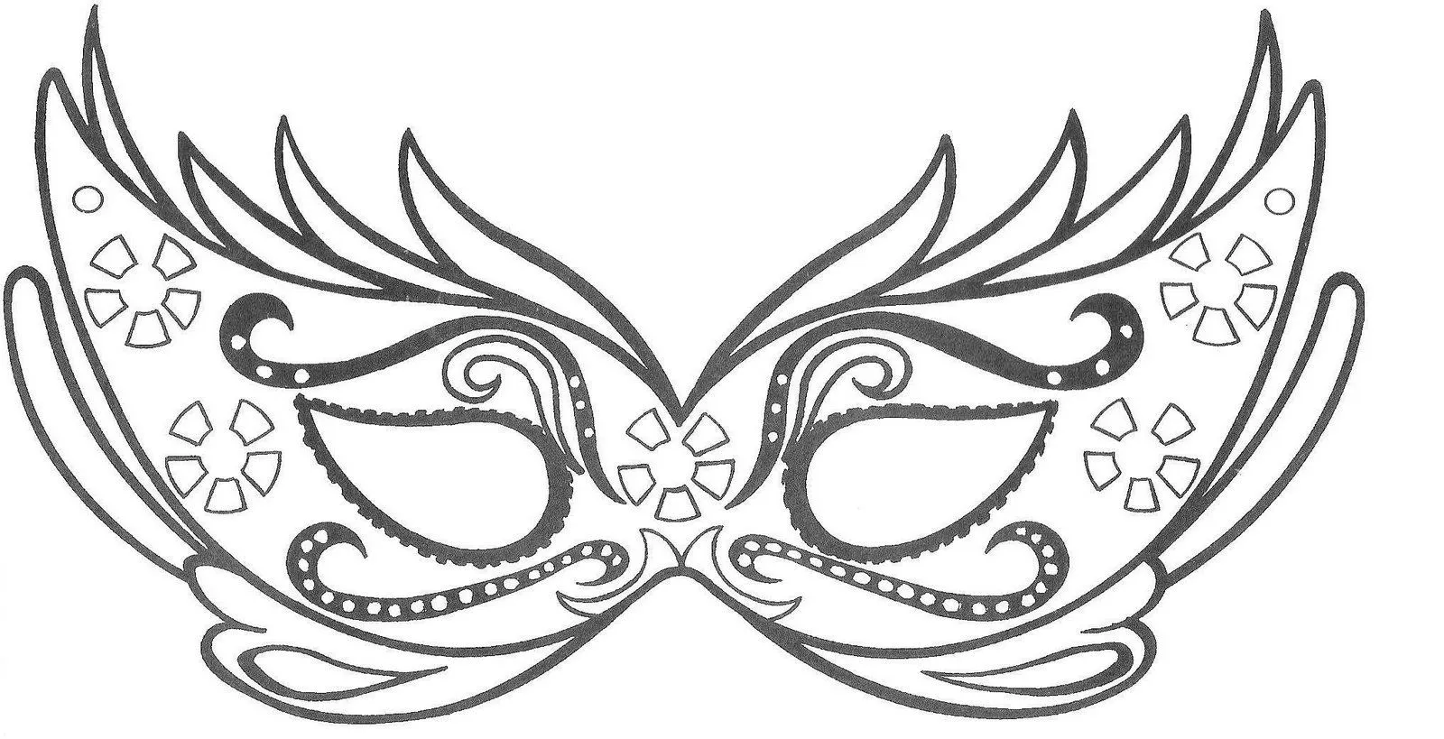 Mascara De Carnaval image - vector clip art online, royalty free ...