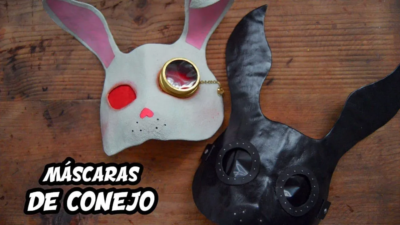 Cómo hacer una máscara de CONEJO con papel 