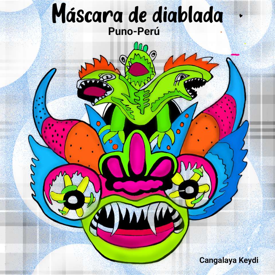 Máscara de diablada - rompecabezas en línea