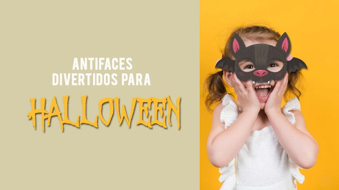 Mascara de halloween para niños