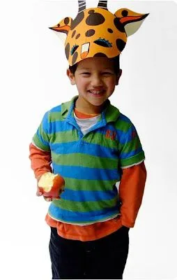 fancy handy: careta de jirafa / giraffe mask