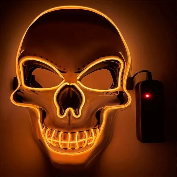 Máscara de látex para Halloween, máscara de Calavera, decoración de terror,  máscara de calavera de cabeza completa, casco de mandíbula móvil, regalos,  máscara de disfraz de fiesta Fivean unisex | Walmart en