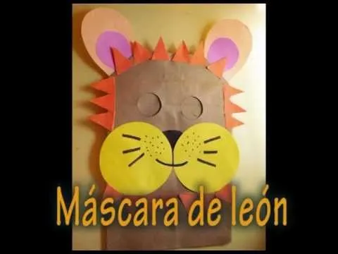 Como hacer una mascara de leon con fomi - Imagui